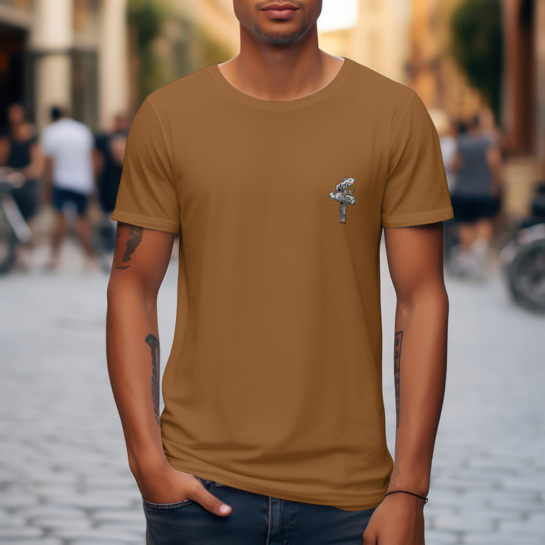 Junglo tee maglietta Sign Rust