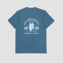Load image into Gallery viewer, Junglo tee maglietta Resort Mineral Blue
