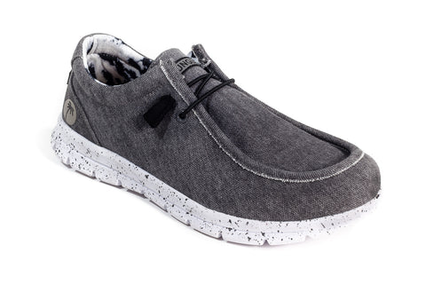 Dark gray vegan shoes